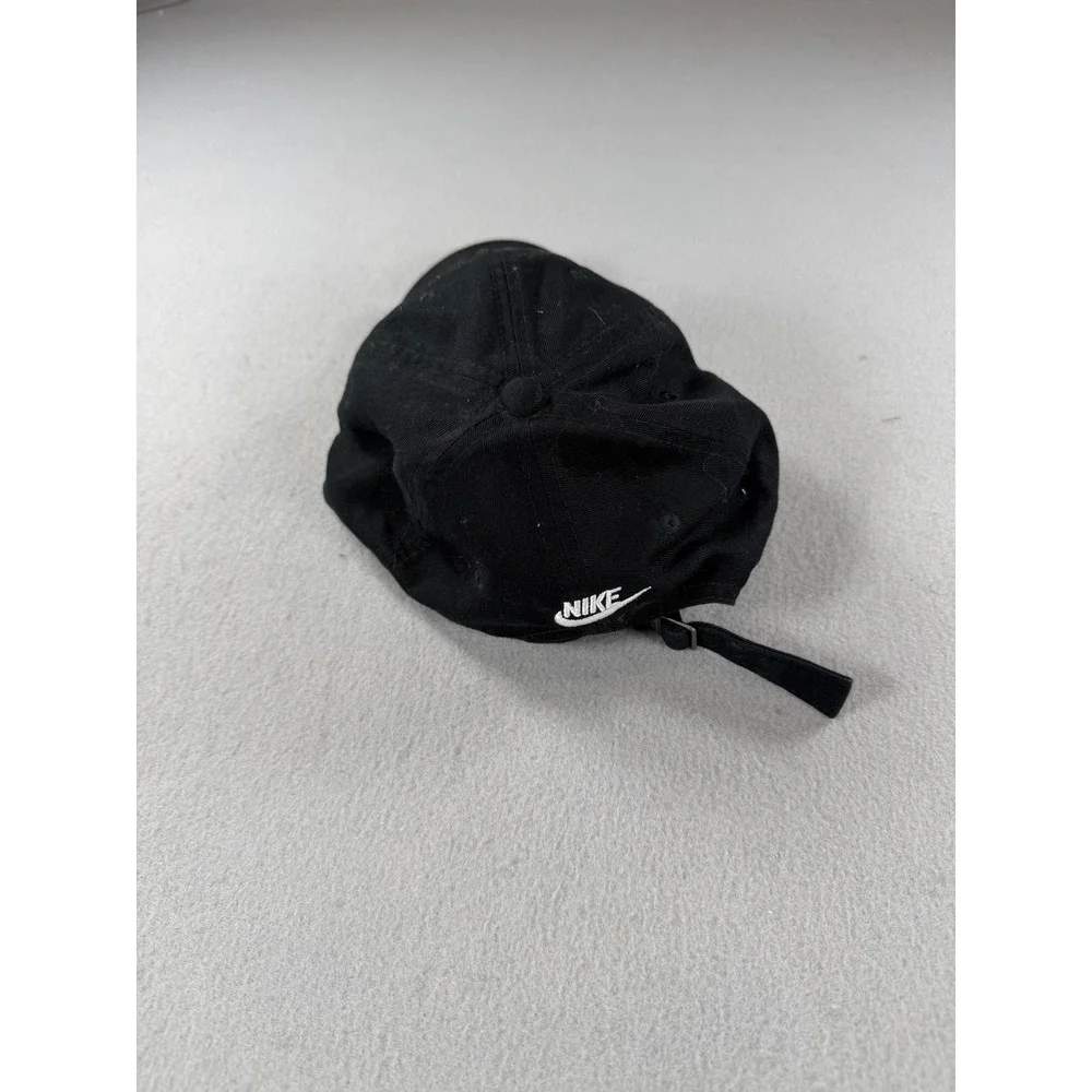 Vintage Nike Heritage86 Just Do It Hat Black Adjustable Cotton Strapback